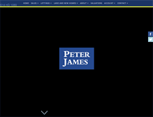 Tablet Screenshot of peterjamesestates.co.uk